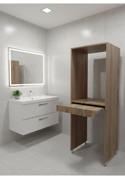 Çamaşır Ve Kurutma Makinesi Dolabı 1. Sınıf Mdf Renk Ceviz Ceviz Çamaşır Ve Kurutma Makinesi Dolabı 1. Sınıf Mdf Renk Ceviz Ceviz