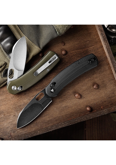 Trivisa Lamb-03b Çapraz Kilitli G10 Sap N690 Çelik Kamp Çakı Ty26-b-n
