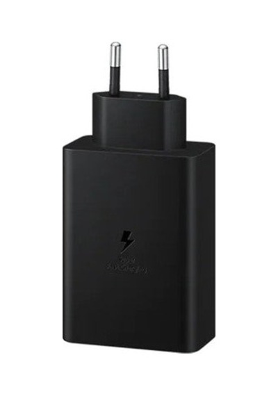 65w Pd Üçlü Hızlı Şarj Adaptörü - Super Fast Charging Destekli, 2x Type-c 1x Usb-a 3 Portlu Şarj Başlığı Siyah
