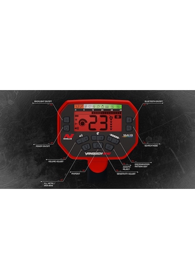 Minelab Vanquish 540 Pro Define. Altın. Metal Dedektörü