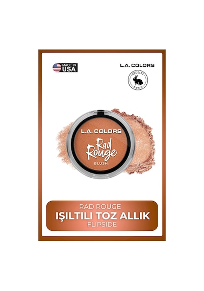 Rad Rouge Allık Serisi - Yoğun Renk Veren Uzun Süre Kalıcı Canlı Görünüm Cbl722 Flipside
