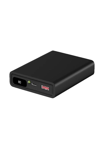 ENERX Enr-p10188dc 10000 Mah 2.1 Amper Dijital Göstergeli Powerbank Siyah