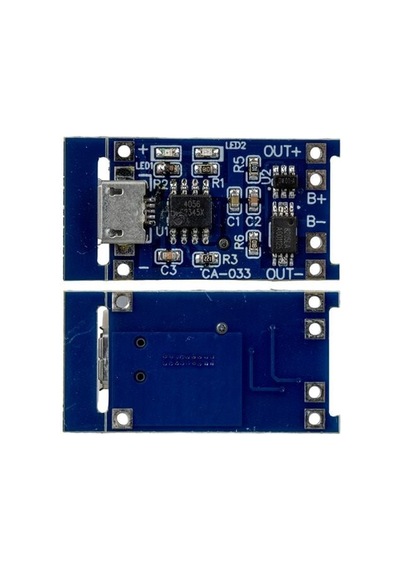 Weko Ca-033-mk 1s 5a Micro Usb Bms Devresi 18650 Lityum Batarya Şarj Modülü Çok Renkli