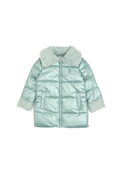 U.s. Polo Assn. Kız Çocuk Mint Kaban 50313048-vr090 Mınt