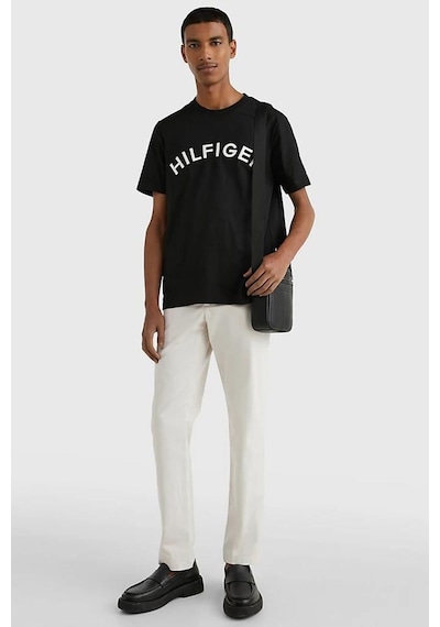 Tommy Hilfiger Erkek T-shirt Siyah