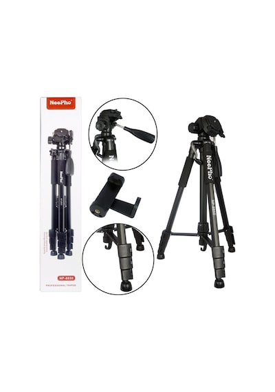 Neepho Profesyonel 175 CM DSLR ve Cep Telefon Tripod + Bluetooth Kumanda