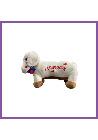 Bezos 62203 Peluş 45 Cm Aşık Köpek Yastık Bzoshb Çok Renkli