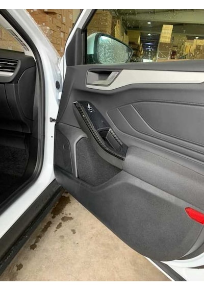Ford Focus 2019+ Kapı Kolçak Kaplama Karbon(Abs) (520292535)