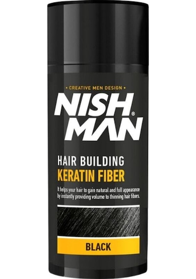 Seyrek Saç Kapatıcı Dolgunlaştırıcı Keratin Fiber Topik / Siyah Renk 20 Gr