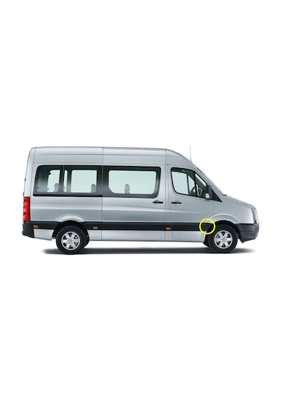 VW Crafter 06-16 Sağ Ön Teker Arkası Plastik Kaplama 2E1853536CE