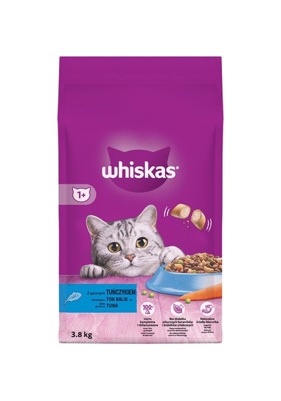 Whiskas Ton Balıklı Kuru Mama 3.8 Kg - 3 Adet Tarı