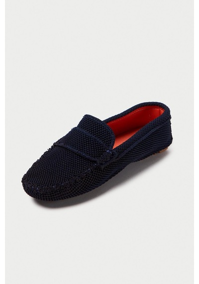 Mubiano Summer Kadın Triko Lacivert Babet & Loafer -mstb2020-lcv Lacivert