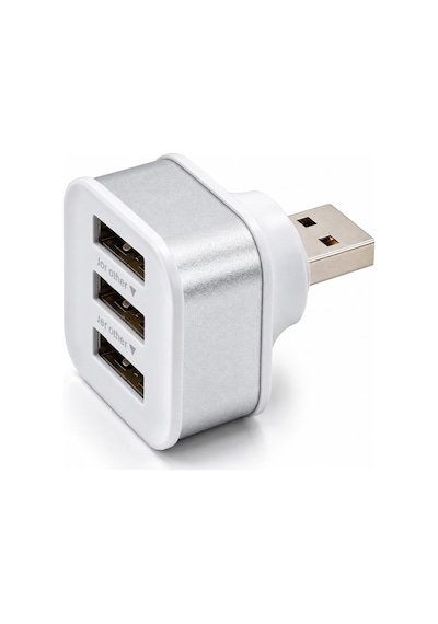 Lunatic 7560 Usb Hub 3 Port Çoklayıcı Adaptör Bilgisayar Laptop Araç Şarj Çoklu Çoğaltıcı