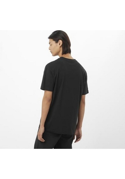 Salomon Logo Rx Tee M Deep Black// Erk T-shırt Lc2527200 Siyah