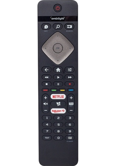 Kl Phılıps Uyumlu Ambılıght Netflıx-rakuten Tv  43pus6504/62 Led Tv Kumandası