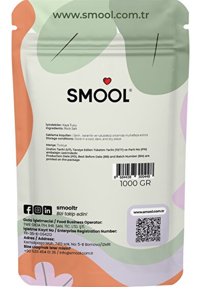 Smool Kaya Tuzu Granül 1000 Gr