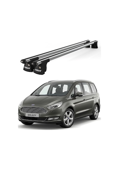 Trio-ıı Ford Galaxy 2015 Ve Sonrası Uyumlu Kilitli Ara Atkı 135cm Port Bagaj Tavan Barı
