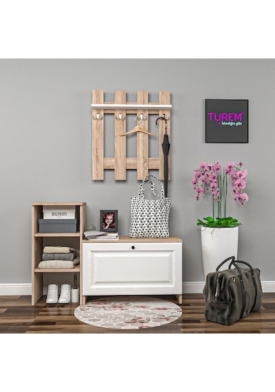 Porte Membran Portmanto Mdf Beyaz Porte Membran Portmanto Mdf Beyaz