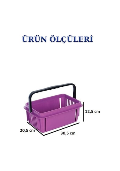 3 adet 7 Litre Kozmetik Sepeti Bijuteri Sepeti Kırtasiye Sepeti