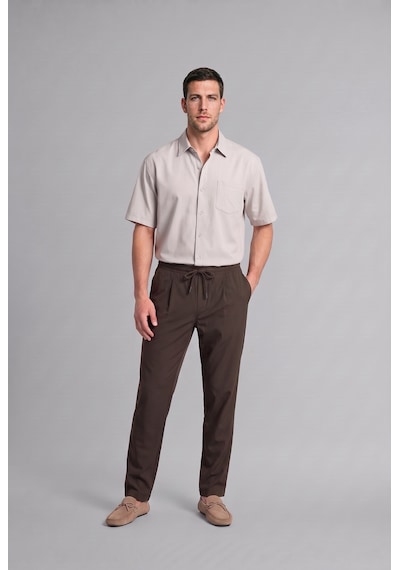 Defacto Relaxed Fıt Rahat Kalıp Normal Bel Boru Paça Jean Pantolon G8149ax26aubn539 Kahve-bn539