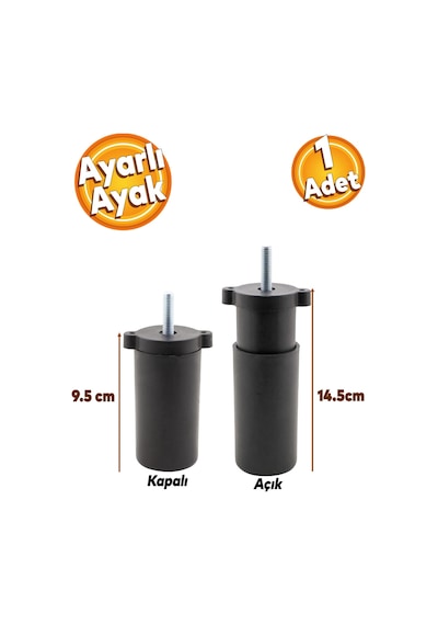 Gizli Mobilya Kanepe Sehpa Tv Ünitesi Koltuk Orta Destek Ayağı Ay