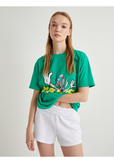 Koton Bugs Bunny Tişört Lisanslı Arkası Baskılı Kısa Kollu Bisiklet Yaka Yeşil 4sal10978ık Yeşil Koton Bugs Bunny Tişört Lisanslı Arkası Baskılı Kısa Kollu Bisiklet Yaka Yeşil 4sal10978ık Yeşil