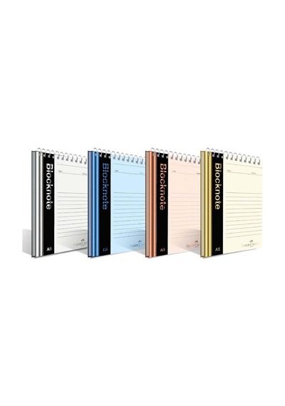 Faber A4 Bloknot 80 Yp. Metalik Renkler Düz 5075000416