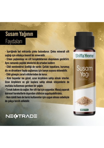 Aksu Vital Shiffa Home Susam Yağı 50 ML