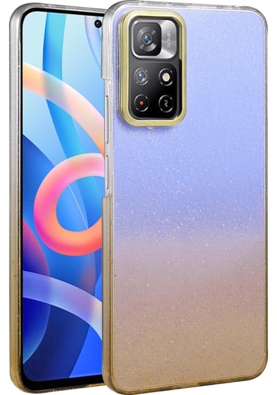 Newface Xiaomi Redmi Note 11 Pro Glossy Kapak - Çöl Titanyum Çöl Titanyum