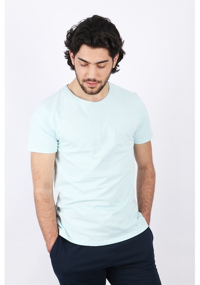 Rich Erkek Yıkamalı Basic T-Shirt (483840465)