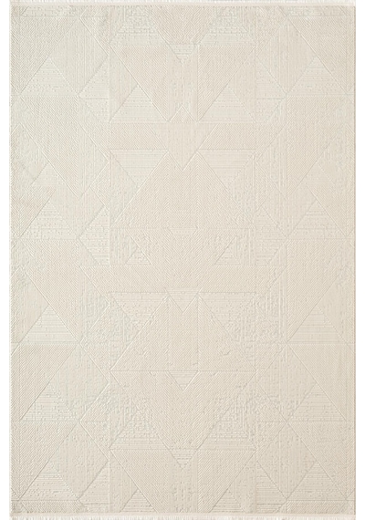 Quatro Qu014a Beyaz Halı Modern Desen Pamuk Taban Salon Halısı Yatak Odası Mutfak Koridor