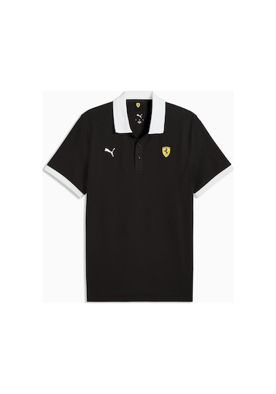 Puma Scuderia Ferrari Erkek Siyah Polo Tişört 634248-01 Siyah