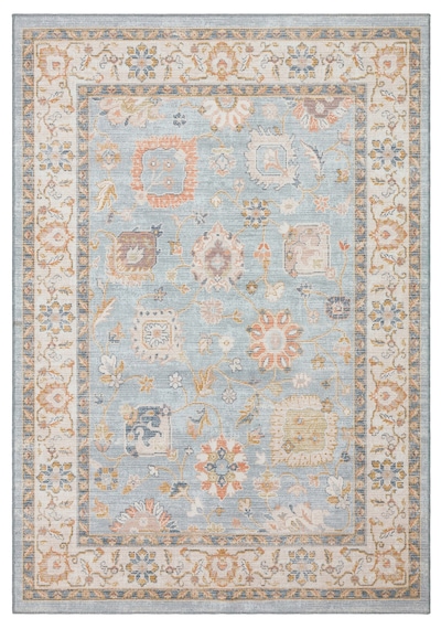 Elısta Vıntage Vintage Tasarımlı Yumuşak Bukle Dokuma Kaymaz Tabanlı Yıkanabilir Modern Halı Mavi - Bej Elısta Vıntage Vintage Tasarımlı Yumuşak Bukle Dokuma Kaymaz Tabanlı Yıkanabilir Modern Halı Mavi - Bej