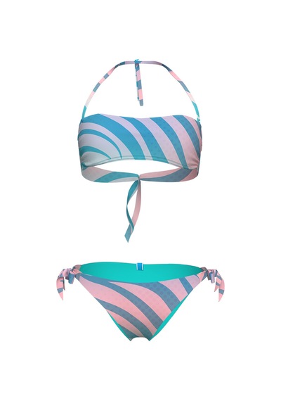 Arena Water Prints Kadın Çok Renkli Yüzücü Bikini 007083801 Çok Renkli