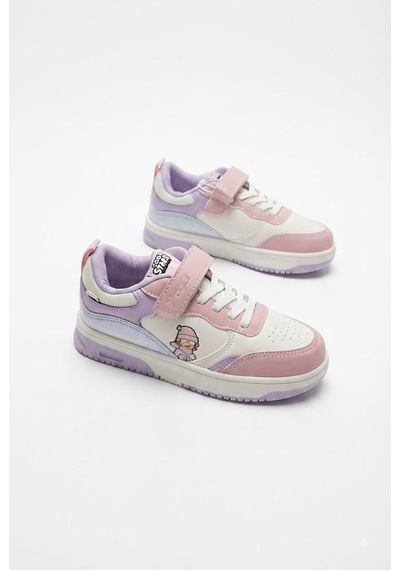 Fort Cool Starex Rahat Esnek Sneaker Kız Çocuk Spor Ayakkabı Pudra