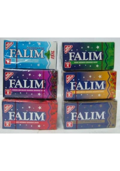 Falım Tekli Sakız Çeşitleri 600 Adet