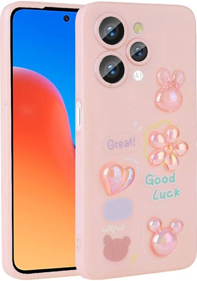 Xiaomi Redmi 12 4g Kılıf Kabartma Figürlü Parlak Zore Toys Silikon Kapak Xiaomi Redmi 12 4g Kılıf Kabartma Figürlü Parlak Zore Toys Silikon Kapak