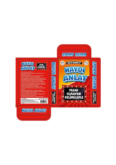 Haydi Anlat Kart Oyunu Zeka Akıl Strateji Yasak Olmayan Kelimelerle Anlat 55 Kart