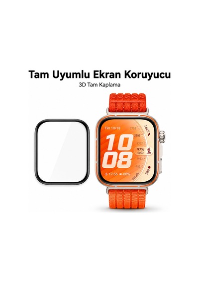 Huawei Watch Fit 5 Pro Ekran Koruyucu Polymer Temperli Nano 0.5 Mm Watch Ekran Koruyucu