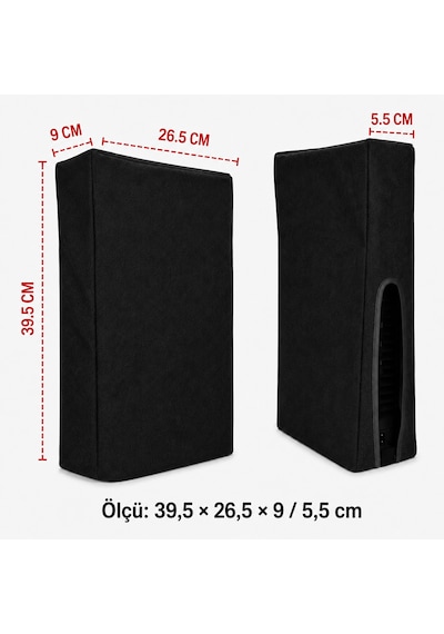 Microcase Ps5 İçin Su Toz Kir Çizik Koruma Kılıfı Al5643 Siyah