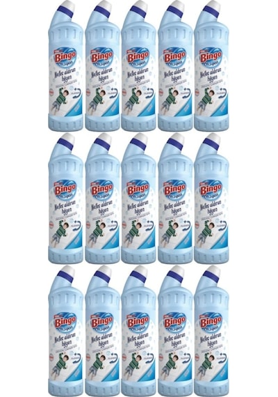 Bingo Oksijen Çamaşır Suyu 750 Ml X 15 Adet
