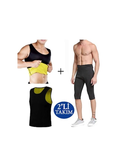 Neotex Erkek Terleme Taytı Hot Shapers Terleme Atleti Çok Renkli