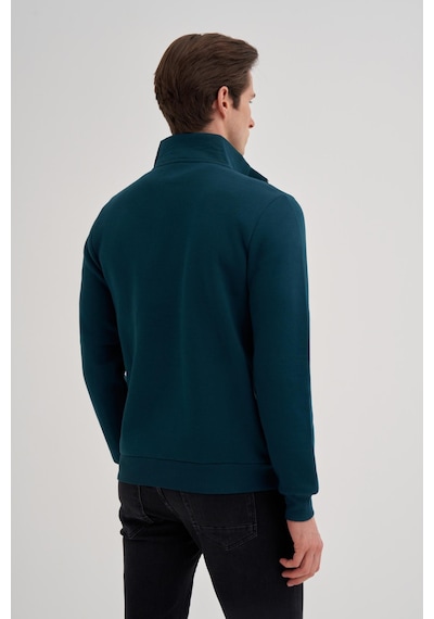 Cazador 56180 Erkek Dik Yaka Sweat PETROL