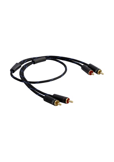 Black Connect  Cinch Slim 1.50 Mt Rca Ses Kablosu