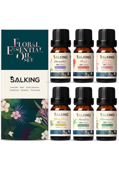 Salking Uçucu Yağ Seti, Ve Saf 6 Lı Koku Yağları, Aroma Terapi Ve Difüzör İçin