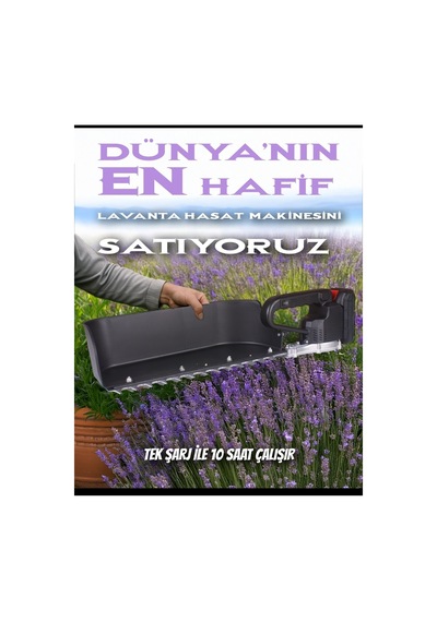 Çay Ve Lavanta Hasat Makinesi 950 Gr 4800 Devir