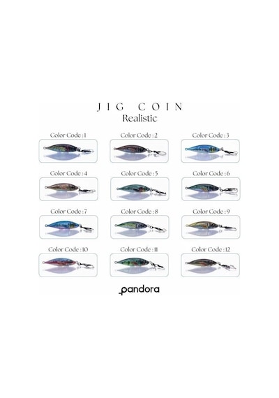 Pandora Jıg Coın Realistic Jig 40 G