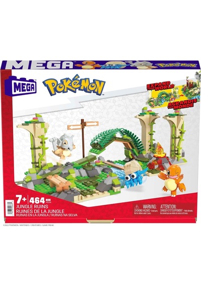 Mega Bloks Pokémon Orman Harabeleri Yapı Seti Ile Diğer Dünyalara
