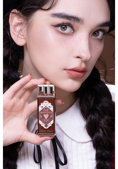 Flower Knows Chocolate Wonder-shop Cloud Lip Cream Lüks Likit Ruj Rujlar Ch07 Fireplace Tea 3