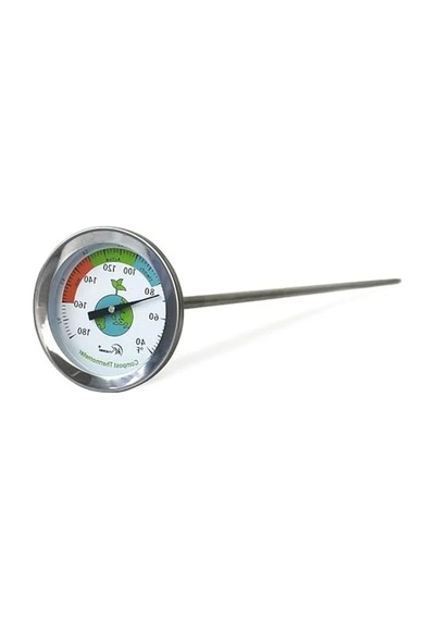 Kompost Toprak Termometresi, 50 Cm Uzun Prob, Toprak Sıcaklığı Ölçer